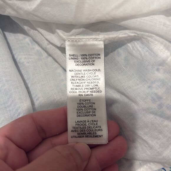 Vineyard Vines Blue and White Print dress S - Picture 4 of 5